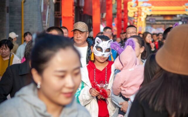 Pessoas em Shanxi na China