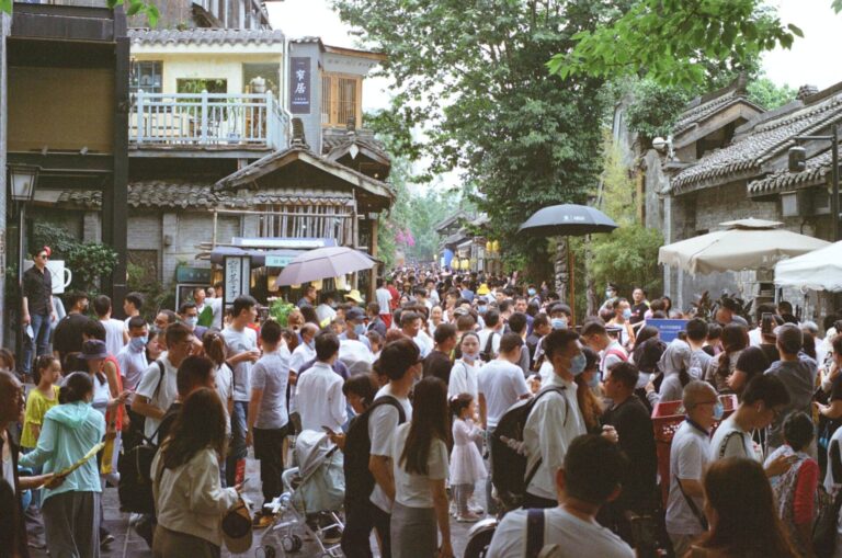 Pessoas em Sichuan na China